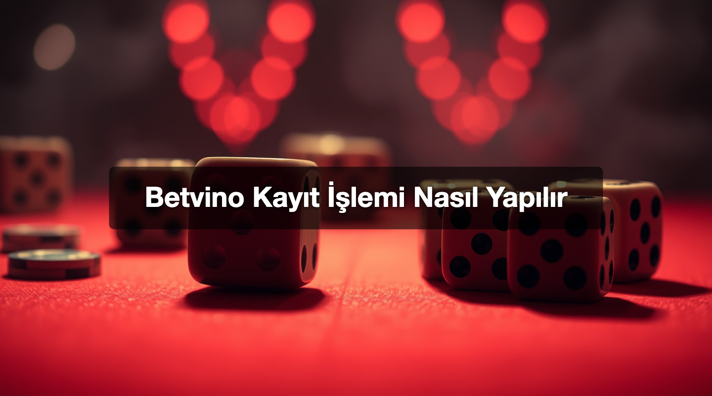 Betvino Kayıt İşlemi Nasıl Yapılır